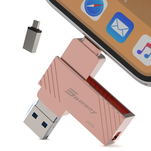 Somony USB Stick 256GB für iPhone - Rosa 256GB