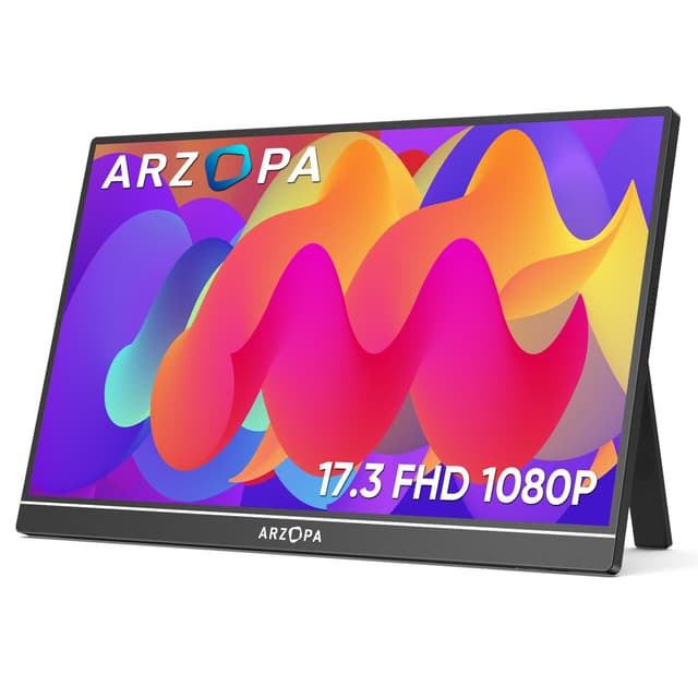 🌟 Angebot: ARZOPA 17.3 Zoll Großer Portabler Monitor mit HDR IPS für Laptop! 🖥️