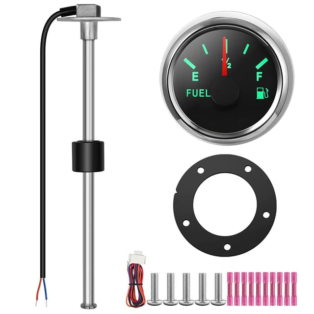 🚗🔋 Rupse Universal Auto Kraftstoffstandsanzeige Tankuhr mit Wasserstandssensor