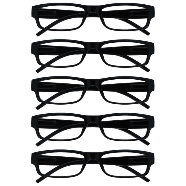 👓 OPULIZE ACE Lesebrille - 5er-Pack - Leicht & Komfortabel