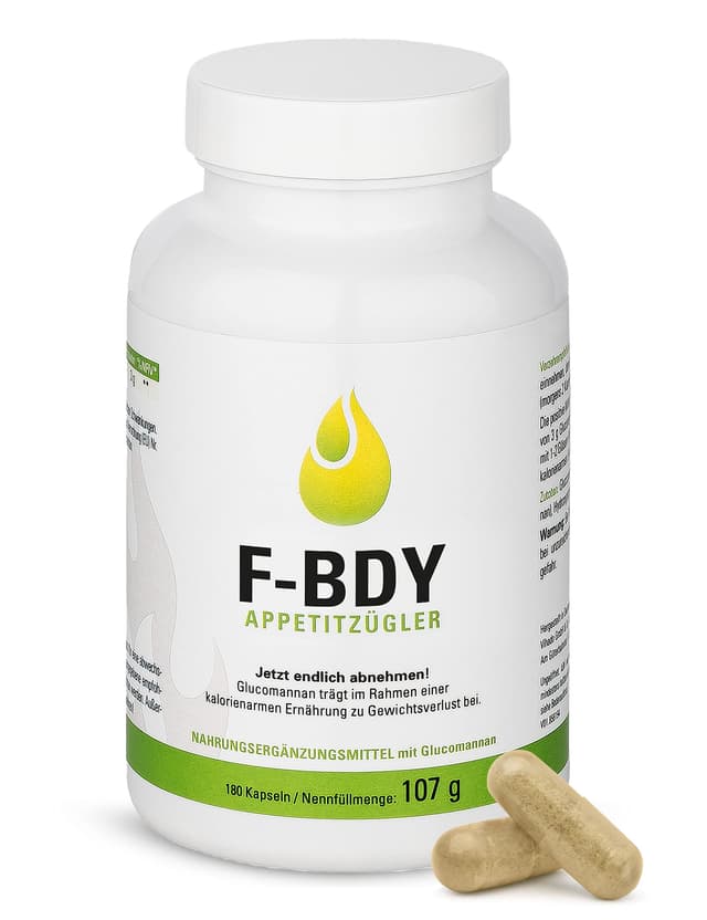 🌿🌱 Vihado F-BDY Appetitzügler Kapseln - Natürlich Abnehmen mit Konjakwurzel 🌱🌿