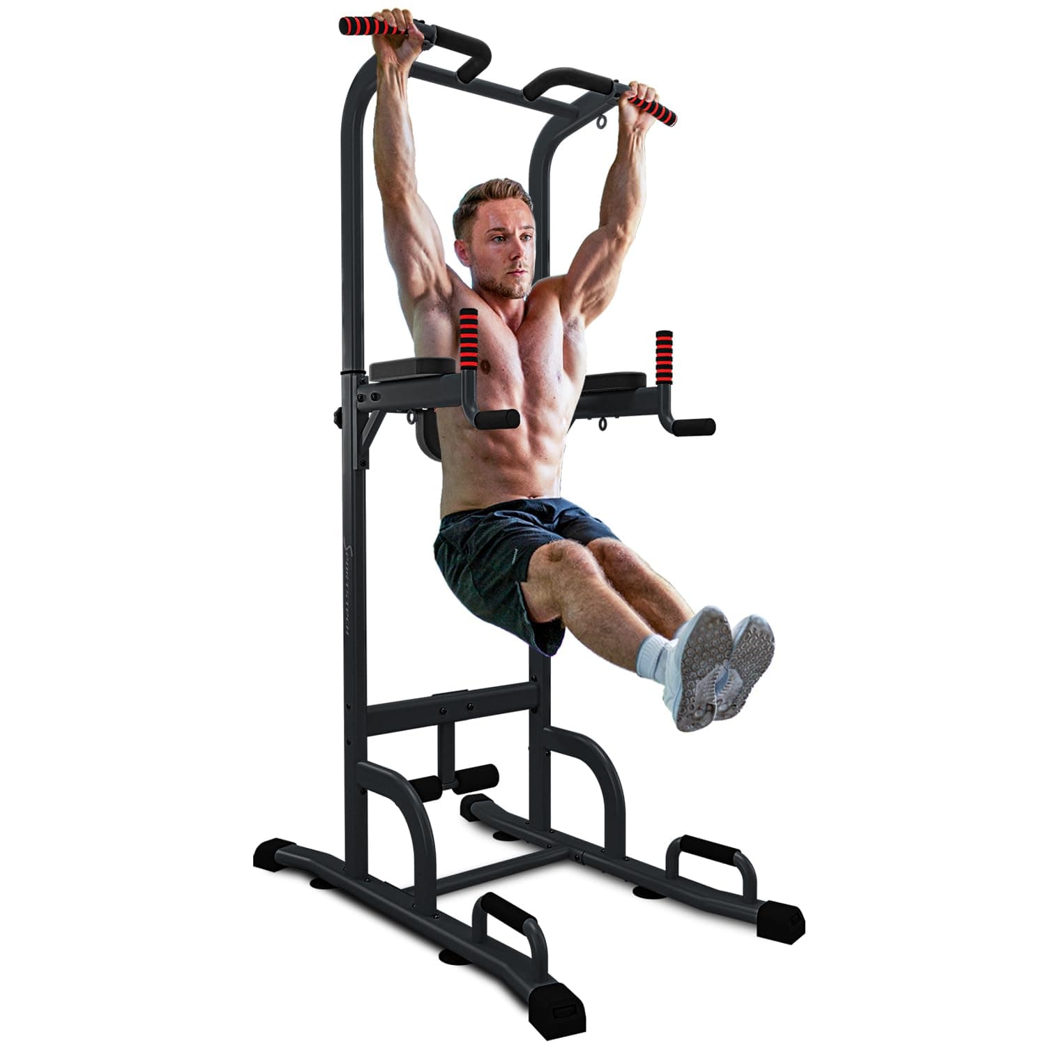 Sportstech 7in1 Power Tower PT300 als Dip Station & Kraftturm 🏋️‍♂️