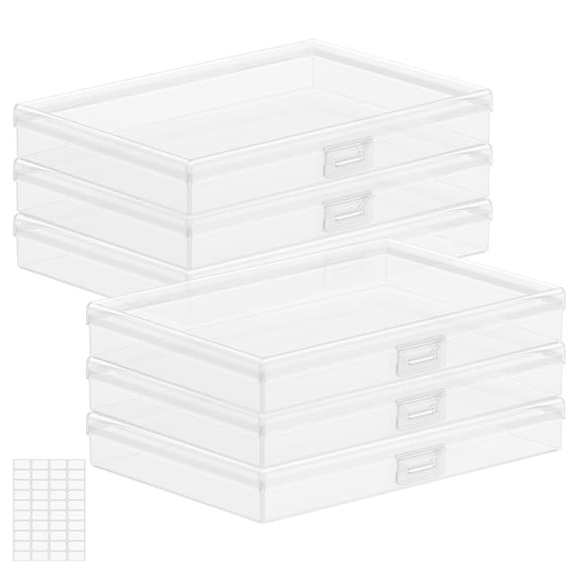 📸📦 Lifewit Fotoaufbewahrungsbox 10 x 15 cm Fotoetui - 6 innere Fotohalter