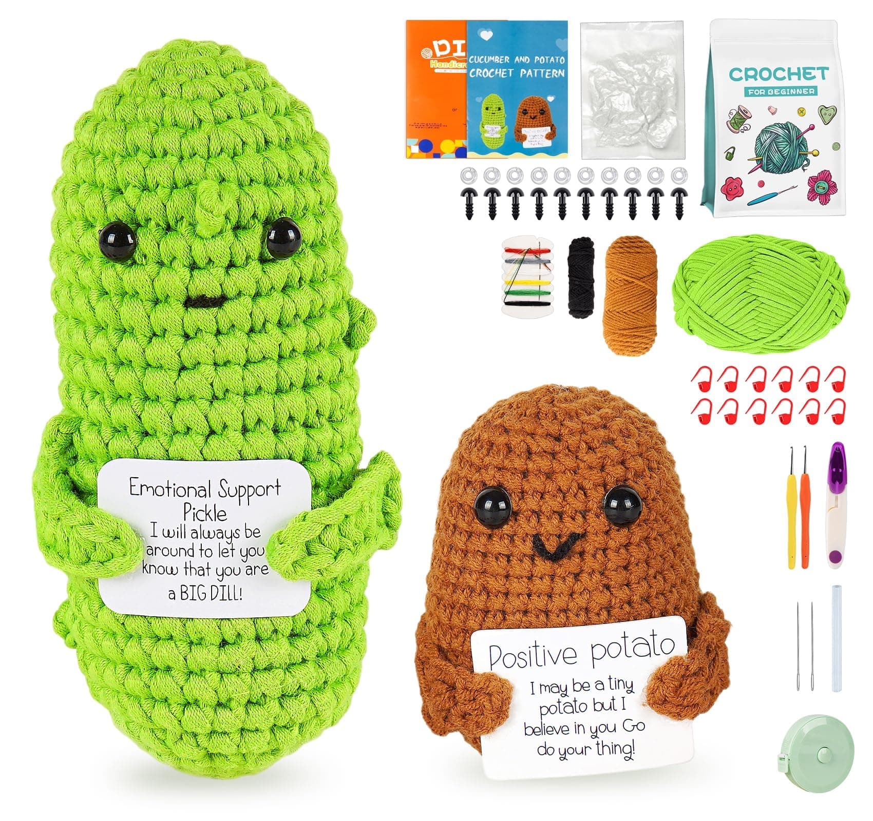 ilauke Einsteiger Häkelset für Anfänger mit kinderleichtem Garn 🧶🎁