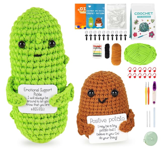 ilauke Einsteiger Häkelset für Anfänger mit kinderleichtem Garn 🧶🎁