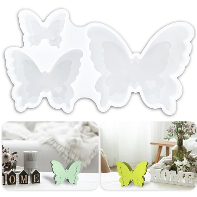 Silikonformen Gießformen Schmetterling Gipsform zum Gießen 🦋