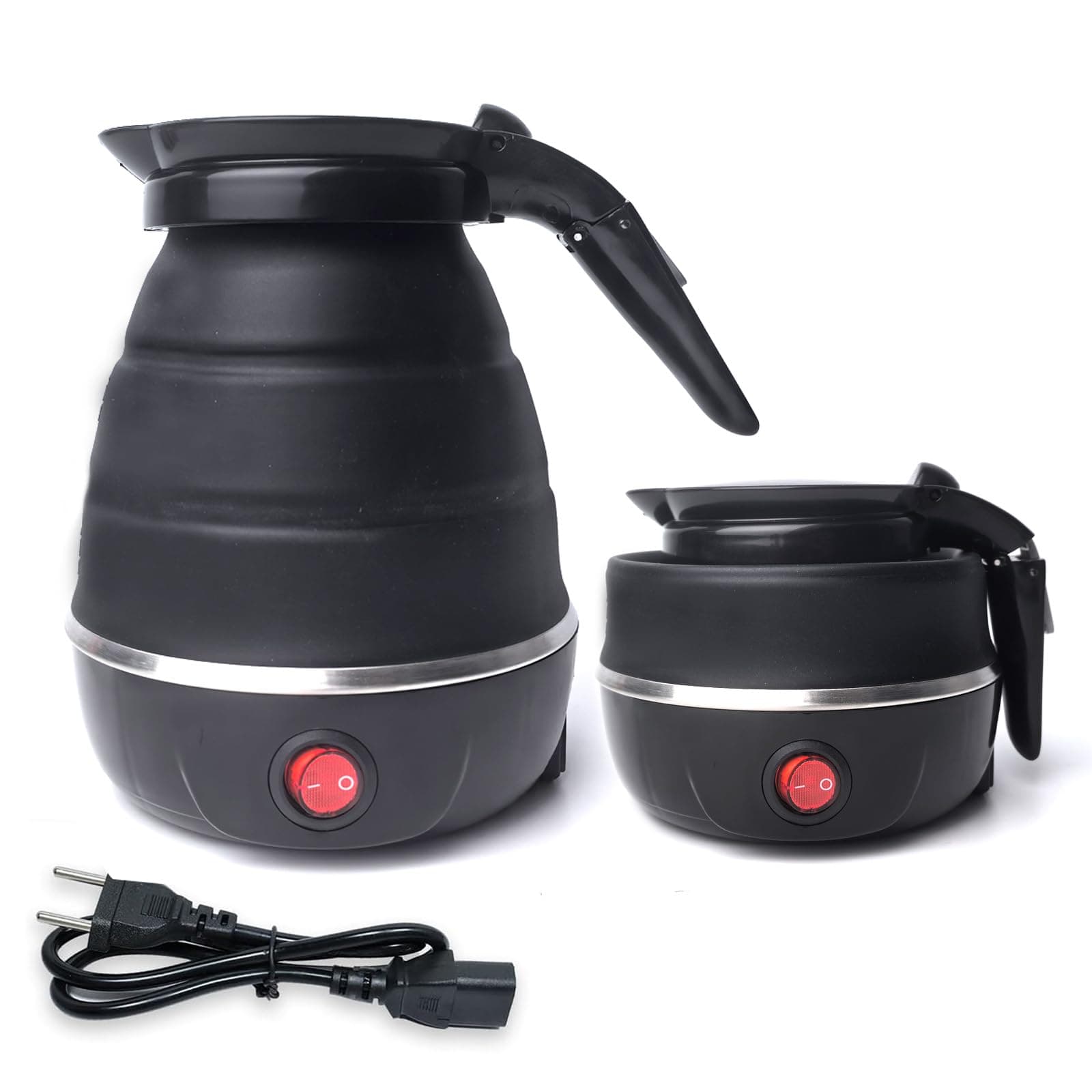 🔥 XSYKJGS Faltbarer Wasserkocher - Mini Camping Wasserkocher - Tragbar & Leicht - 5 Minuten Schnelles Kochen