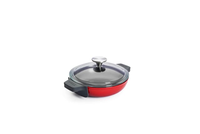 🌶️ Woll Iron Servierpfanne - Ø20 cm, 5,5 cm hoch - Chili Red