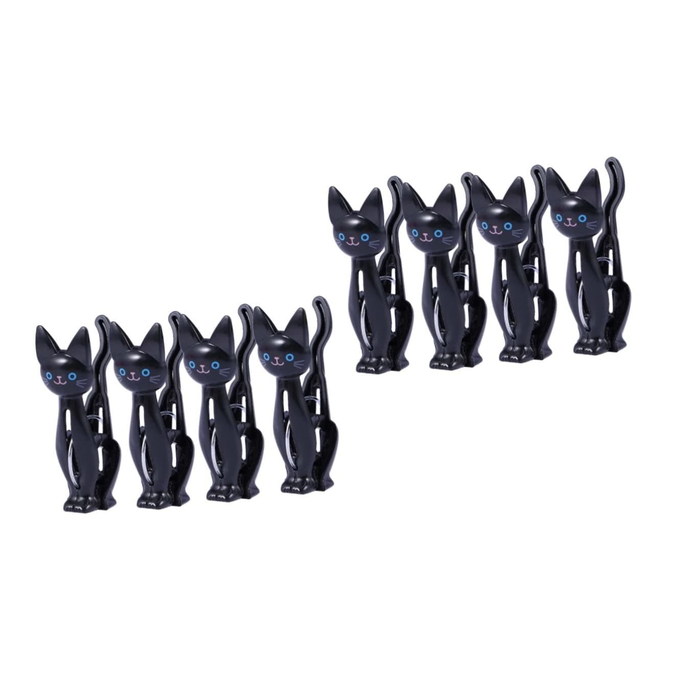 🐱 Artibetter 8 Stück Cartoon Katzen Kunststoff-Wäscheklammern 🌈