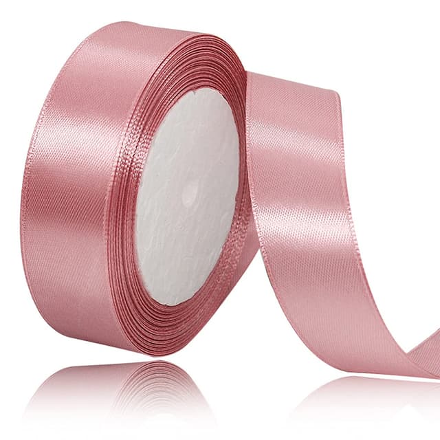 Satinband Roségold 20mm, 22 Meter - Dekoration Geschenkband 🎁🎀
