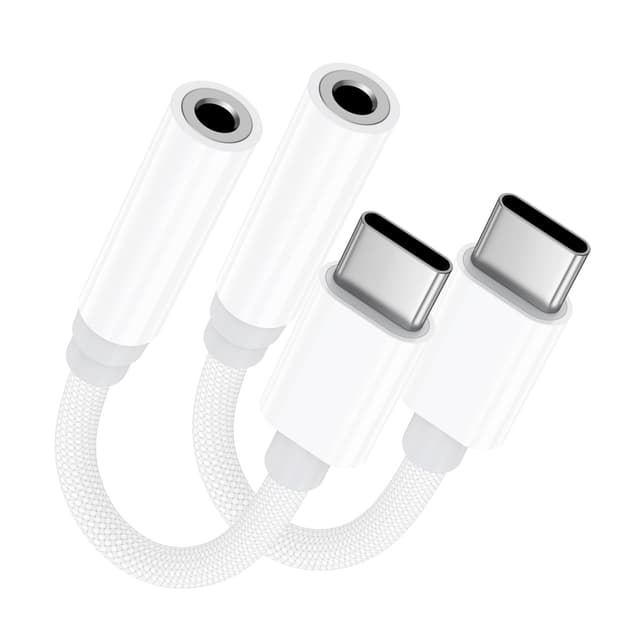 🔌🎧 Adapter USB C auf Klinke, 2 Pack Kopfhörer Adapter Aux USBC to 3.5mm Jack Kopfhörer­anschluss