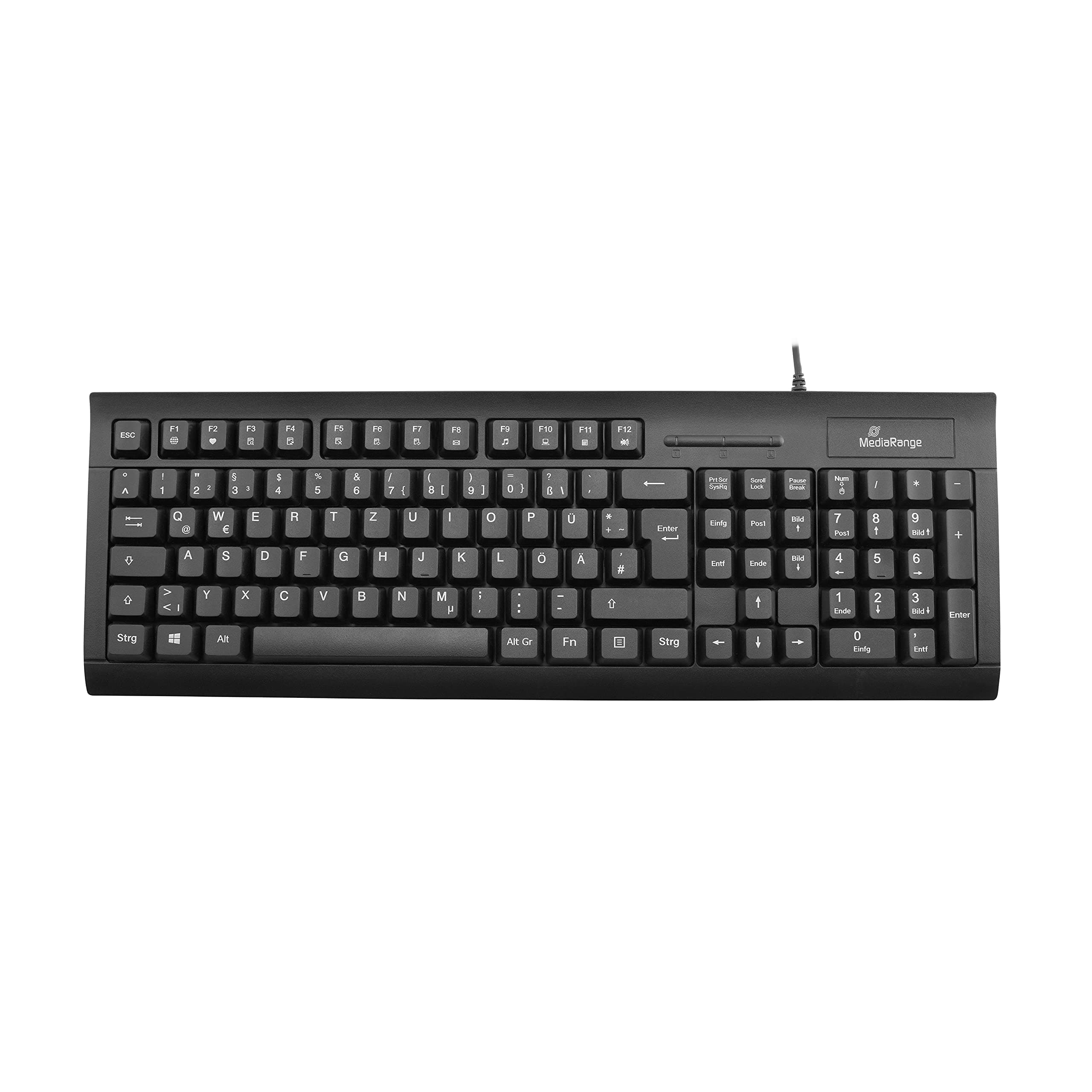 MediaRange Kabelgebundene Tastatur mit Chip-Karten Terminal 🎉