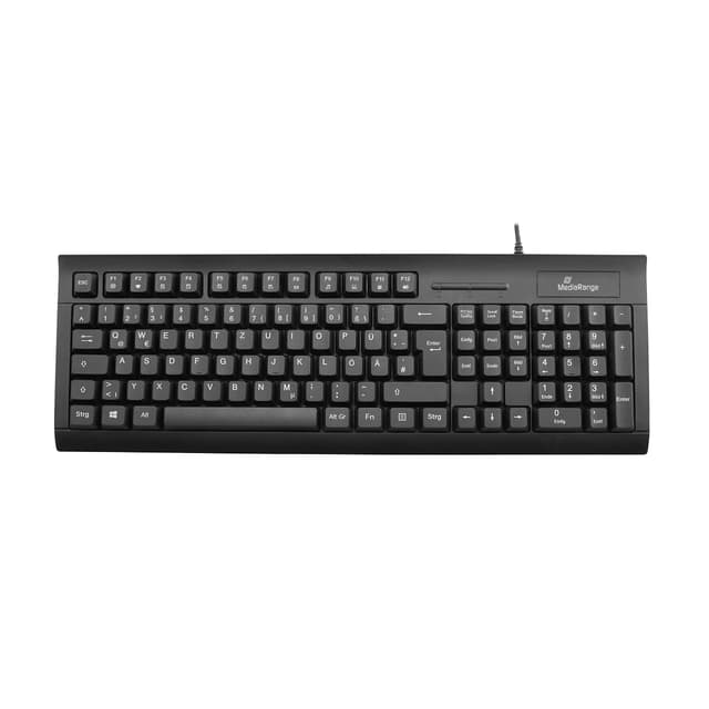 MediaRange Kabelgebundene Tastatur mit Chip-Karten Terminal 🎉