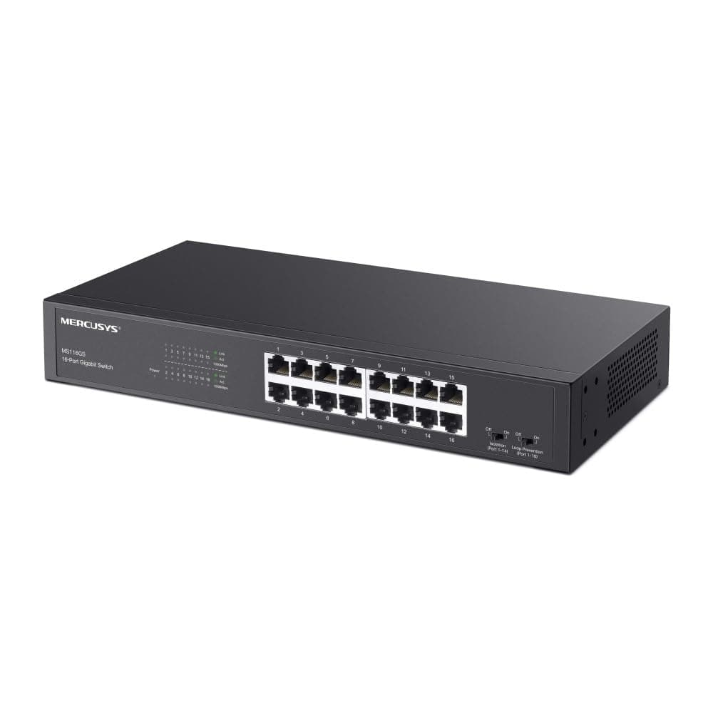 🚀 Angebot: Mercusys MS116GS 16-Port Gigabit Switch 🌐