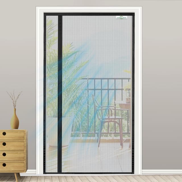 🚪🦟 SCREEN DOOR Fliegengitter Tür 190x230cm | Umkehrbare Fliegengitter Balkontür