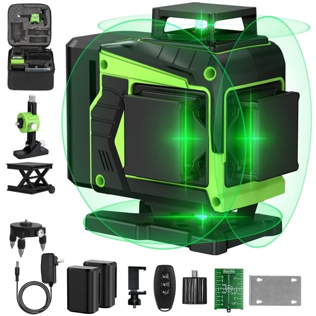 Kreuzlinienlaser Grün 16 Linien - Laser Wasserwaage Selbstnivellierend 🌟