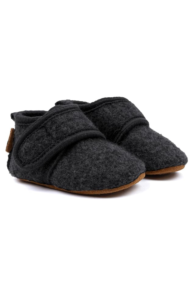 Mikk-line Krabbelschuhe Baby & Woll Hausschuhe 🌟 Weiche Baby Krabbelschuhe mit rutschfester Ledersohle