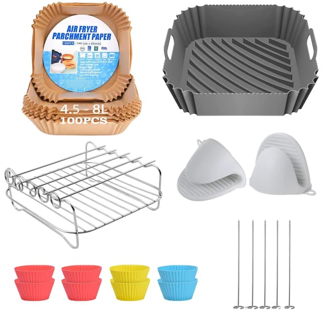 🔥 Heißluftfritteuse Zubehör Set 13-teilig 🍟