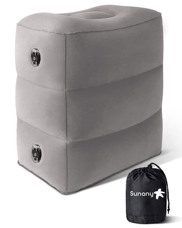🌟 Sunany Aufblasbares Fußstützen Kissen für Reisen 🌟