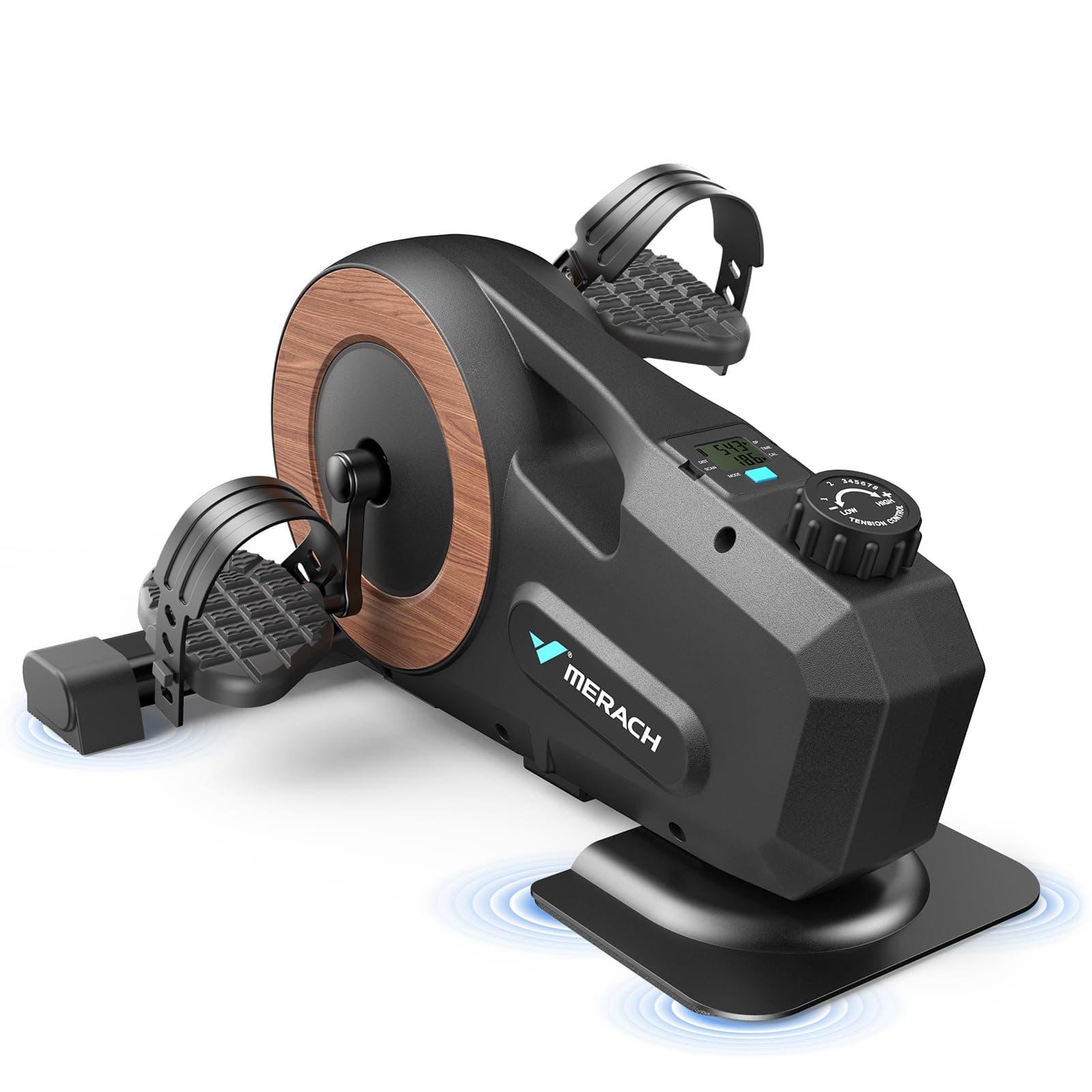🚴‍♂️🔊 MERACH Pedaltrainer für Zuhause - Mini Heimtrainer für Senioren
