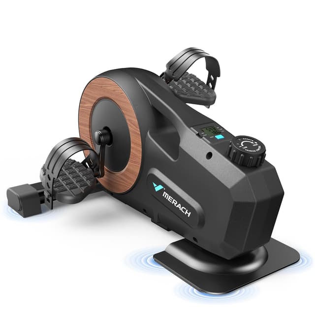 🚴‍♂️🔊 MERACH Pedaltrainer für Zuhause - Mini Heimtrainer für Senioren