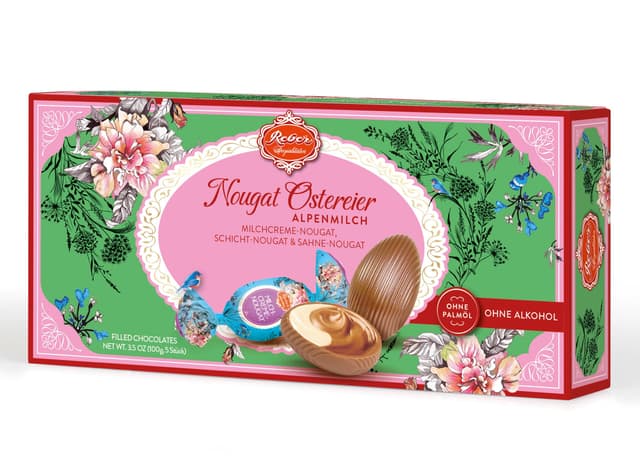 Luxuriöse Reber Nougat Ostereier Mischung 🐰🍫