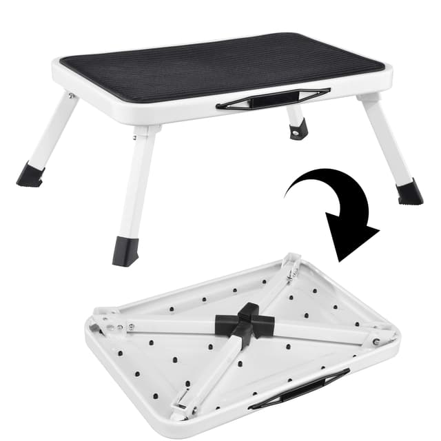 🏕️ Wohnwagen Trittstufe klappbar - Tritt belastbar bis 150 kg - Camping Klapptritt 🏞️