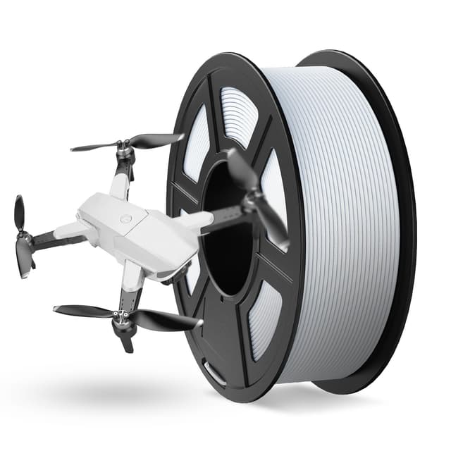 🚀 JAYO Rapid Matte PETG Filament 1.75mm | Hochgeschwindigkeits-Druck | MatteWeiß *1.1KG Weiß