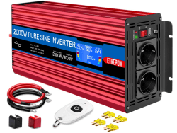 ETREPOW Spannungswandler 24v Auf 230v Reiner Sinus 2000w Wechselrichter