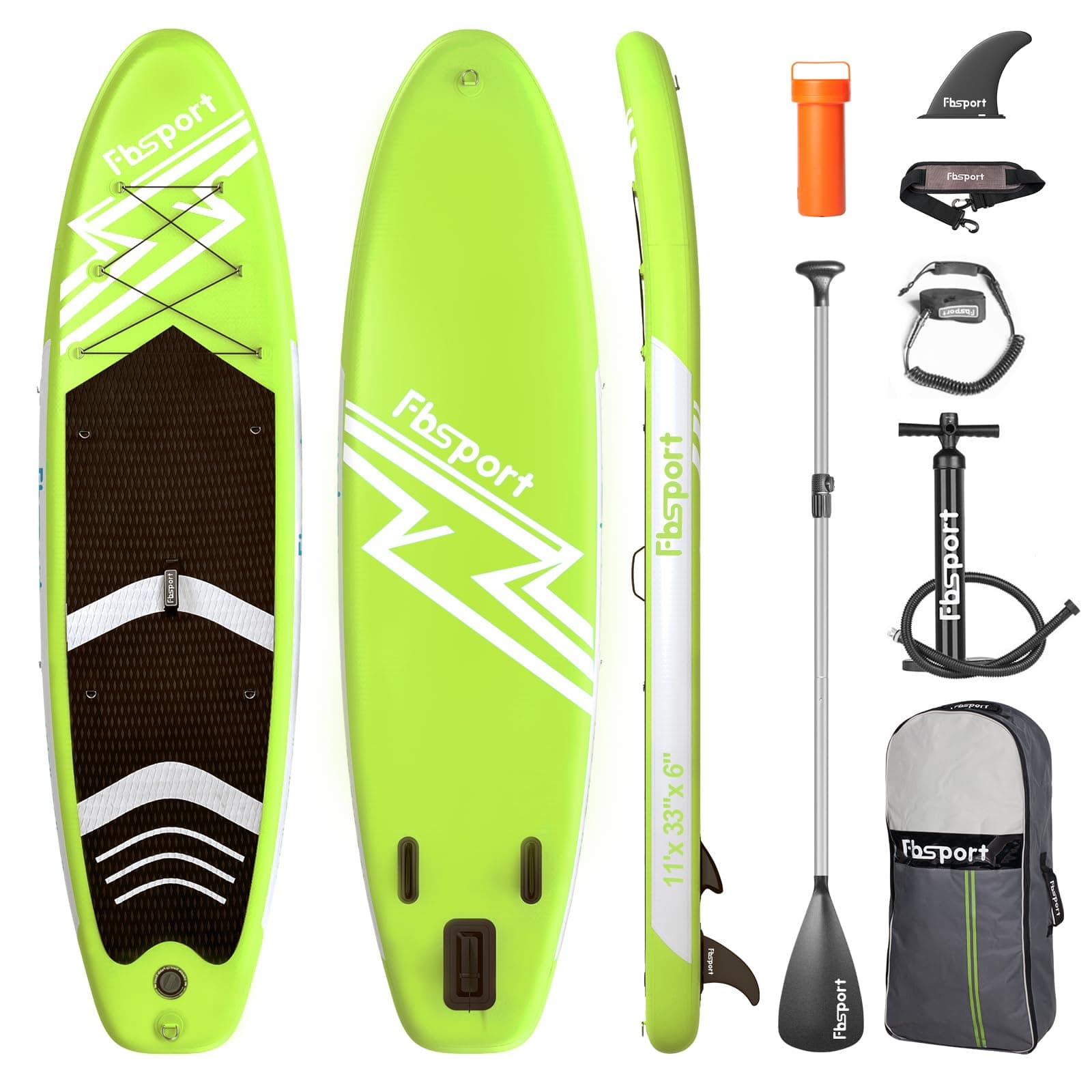 FBSPORT Aufblasbares SUP Board für Stand-Up Paddling 🏄‍♂️