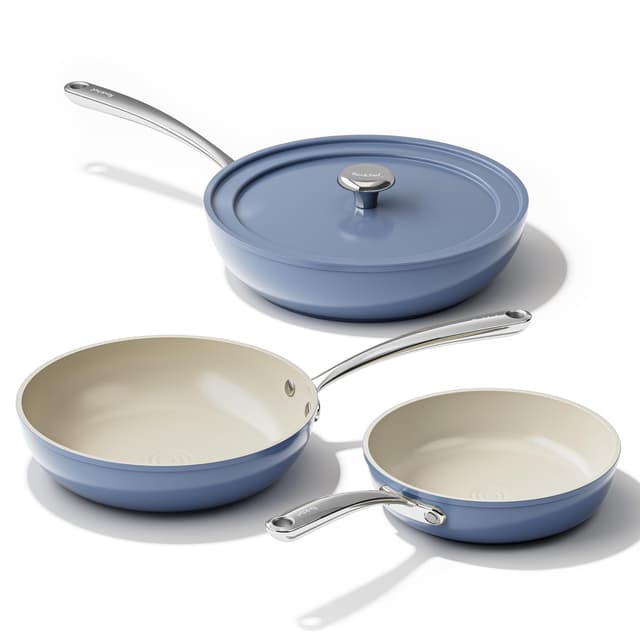 🍳 Redchef Pfannenset 4PCS Keramik Aluminium Bratpfannen (Blau) - Deal 86.99€