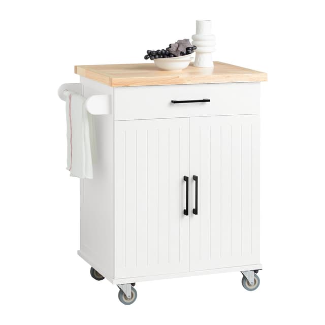 🌟 SoBuy Servierwagen mit Arbeitsplatte - Küchenwagen auf Rollen 🌟