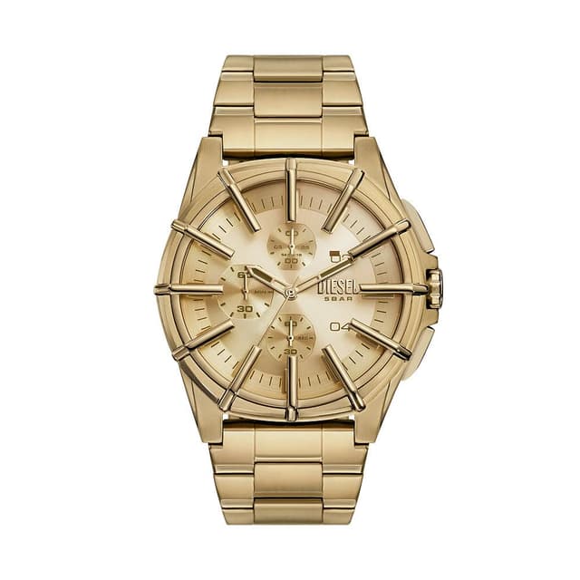 DIESEL Herrenuhr 44 mm Gold-ton ⌚🔥
