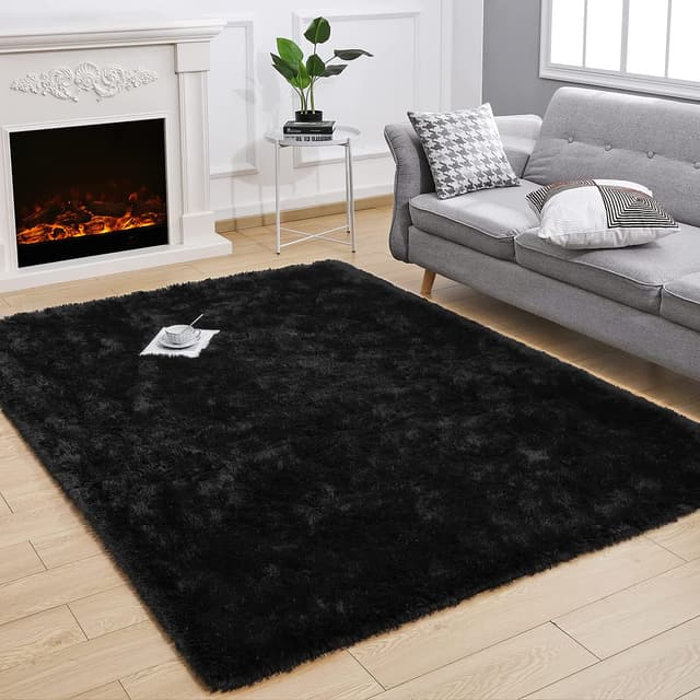 ROHATIM Hochflor Teppich Rund Wohnzimmer Super weich Shaggy Teppich Flauschiger,Soft Area Rug Schlafzimmer Teppiche Super weich Fluffy Kindermatte