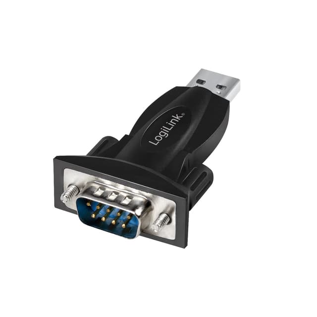 🔌🔧 LogiLink AU0034 - USB 2.0-Adapter, USB-A zu DB9 (RS232), Aktiver Adapter mit FT232+SP213 Chipsatz