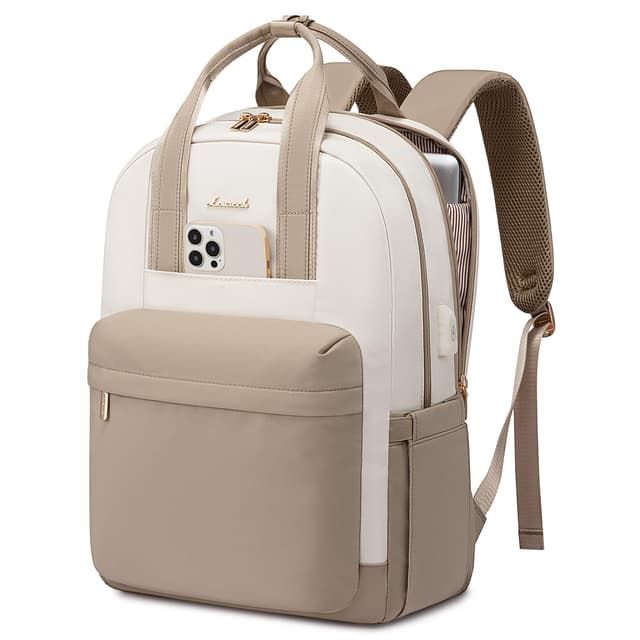 🎒 LOVEVOOK Rucksack Damen, 15,6 Zoll Laptop Schulrucksack Mädchen 🎒