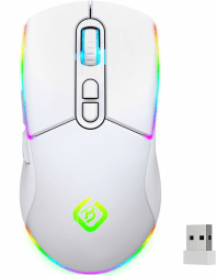 🎮 JYCSTE Kabellose Gaming Maus mit RGB LED Hintergrundbeleuchtung 🌈