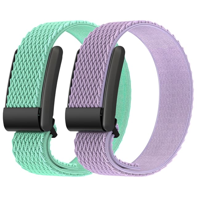 🌟 Gittos 2-Stück Weiches Wristband für WHOOP 4.0 mit Metallschnalle 🌈💜