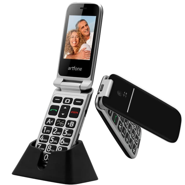 📱👵 Artfone Klapphandy Seniorenhandy ohne Vertrag | 4G LTE Großen Tasten Handy | Mobiltelefon SOS Notruffunktion