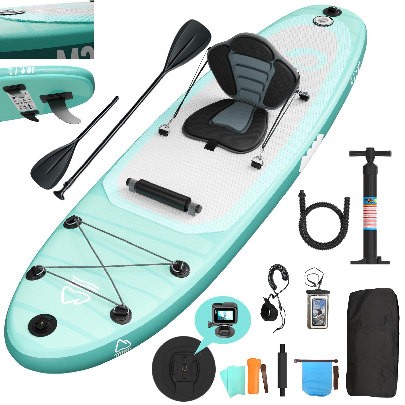 🌊 JUMMICO Aufblasbares SUP Board - All-Water Fun & Vielseitigkeit! 🏄
