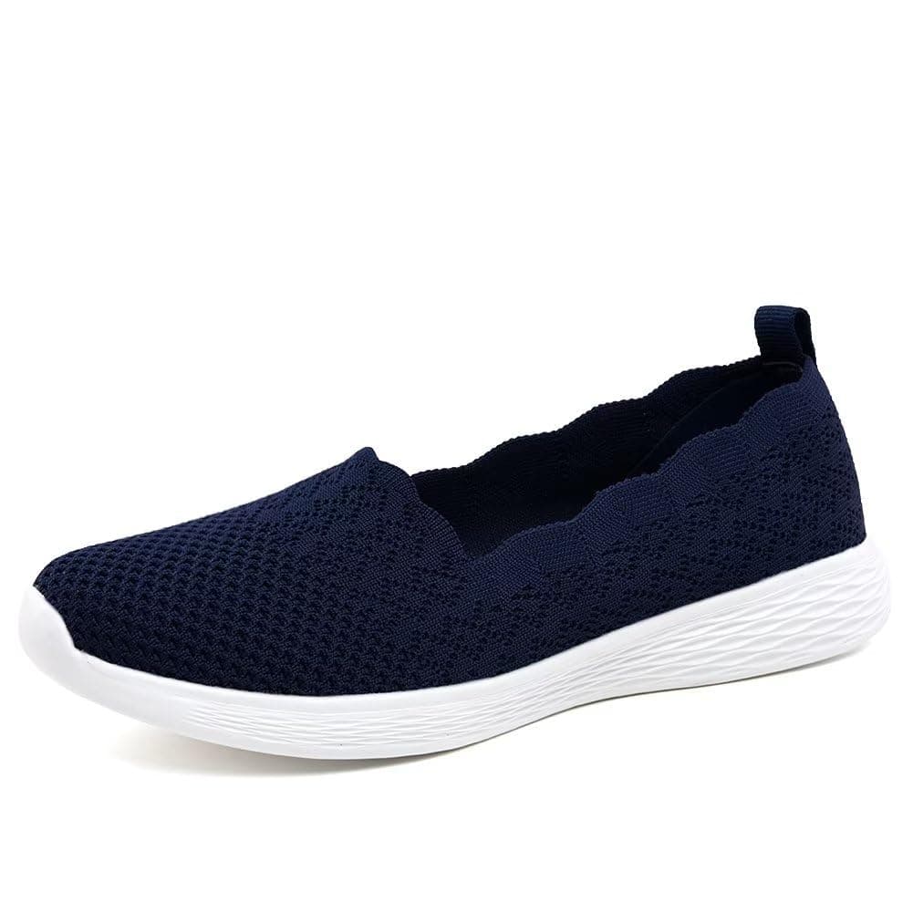 👟 Puxowe Damen Slip On Sneaker Leichte Atmungsaktiv Sportschuhe Turnschuhe 🏃‍♀️