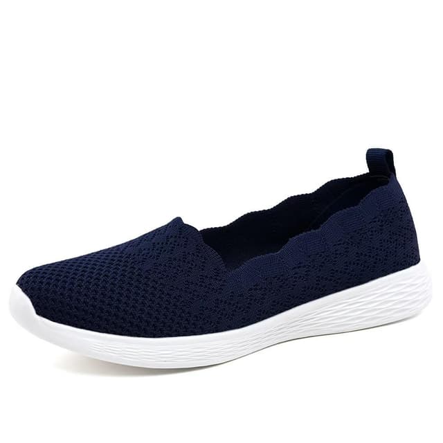 👟 Puxowe Damen Slip On Sneaker Leichte Atmungsaktiv Sportschuhe Turnschuhe 🏃‍♀️