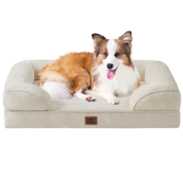 🐶🛋️ EHEYCIGA Orthopädisches Hundebett Grosse Hunde 104x69x15cm