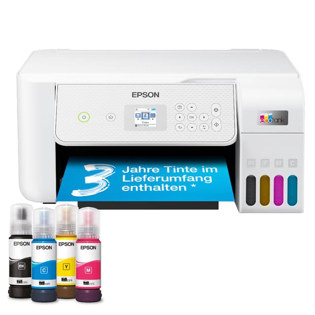 🖨️ Epson EcoTank ET-2876 A4-Multifunktions-Wi-Fi-Tintentankdrucker 🌈🔒
