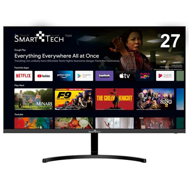 Smart Tech Smart Monitor 27 Zoll FHD Android HDMI