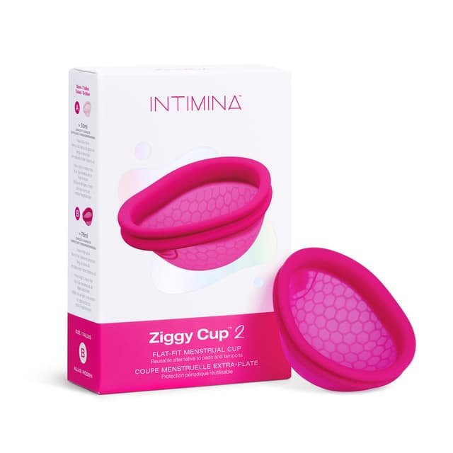 INTIMINA Ziggy Cup 2 - Extradünne Menstruationsscheibe mit Flacher Passform 🌸