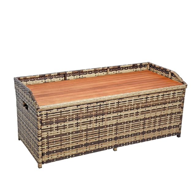 ESTEXO Polyrattan Gartenbank mit Auflagenbox 🌿🏡