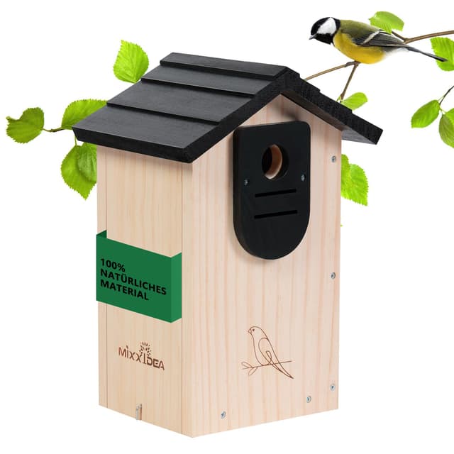 🐦🏡 MIXXIDEA Vogelhaus aus Zedernholz für den Außenbereich - Einzigartiges Design!