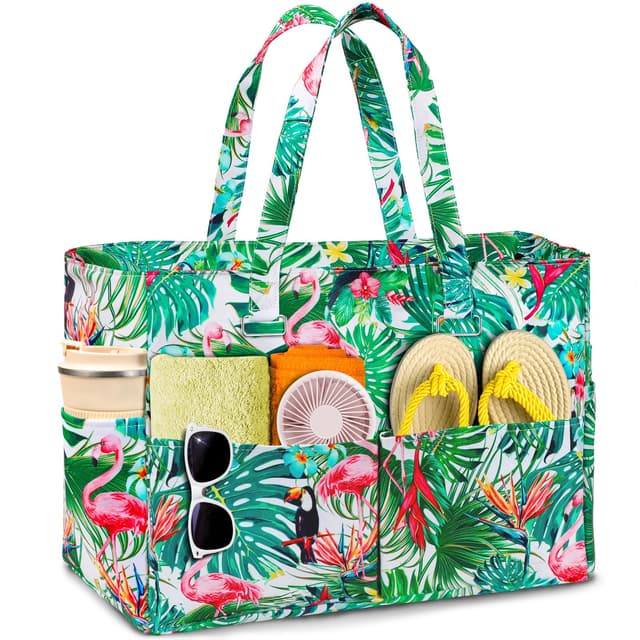 🌴 Sommerangebot! WUQNGI Strandtasche XXL Familie - Groß & Wasserdicht! 🏖️