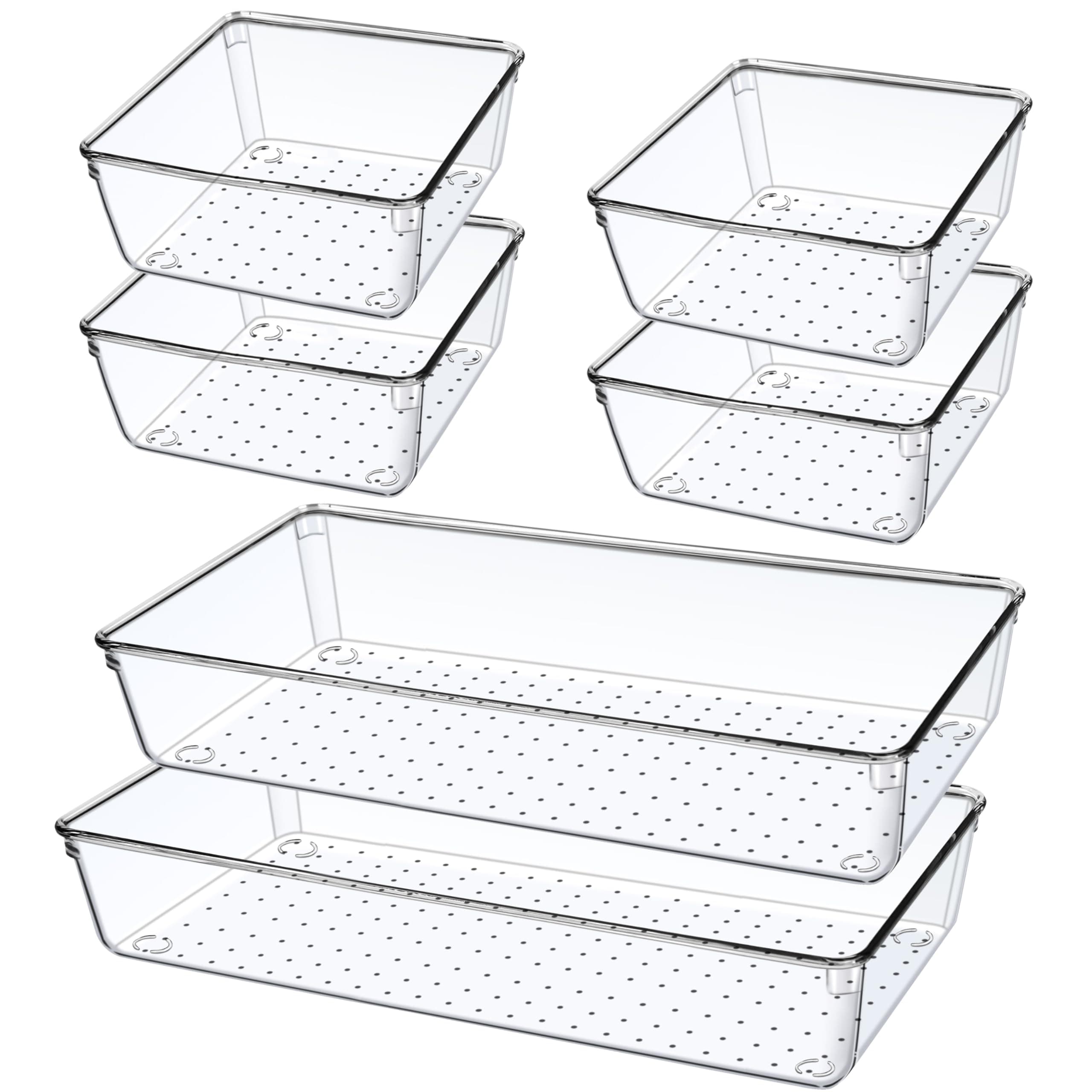 Angebot: 6 Stücke Klar Schubladen Organizer 😍📦